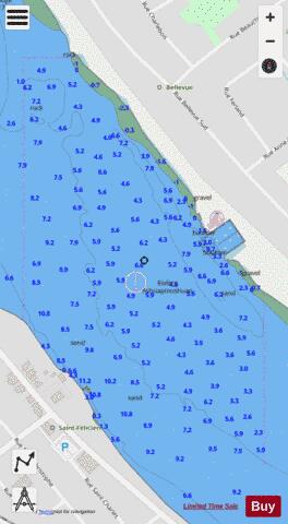 Saint-F�licien Marine Chart - Nautical Charts App - Streets