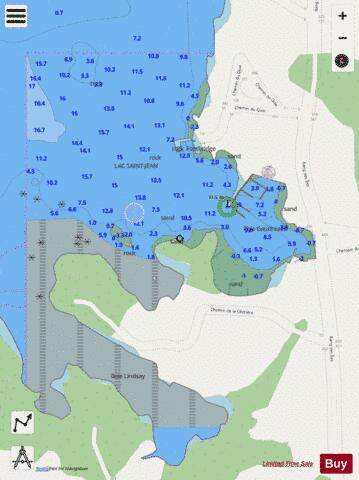 Baie Gaudreault Marine Chart - Nautical Charts App - Streets