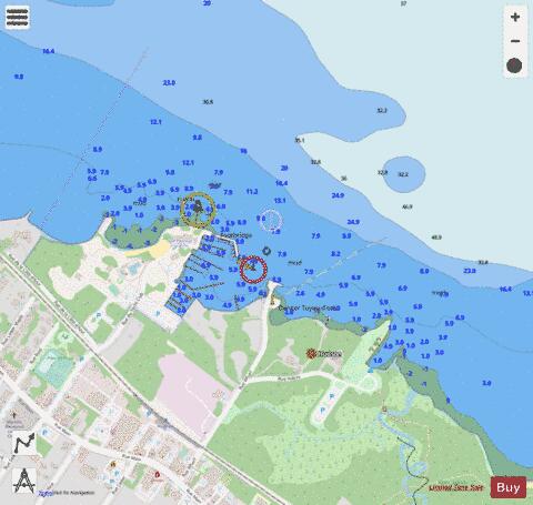Hudson Marine Chart - Nautical Charts App - Streets