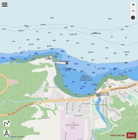 Grande-Vallee Marine Chart - Nautical Charts App - Streets