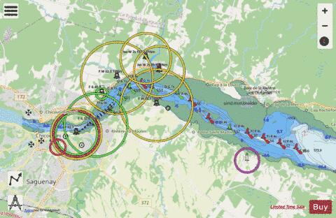 Saint-Fulgence �\to Saguenay Marine Chart - Nautical Charts App - Streets