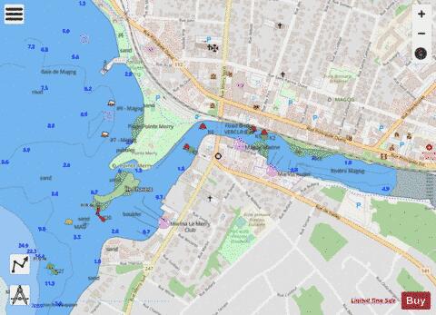 Magog Marine Chart - Nautical Charts App - Streets