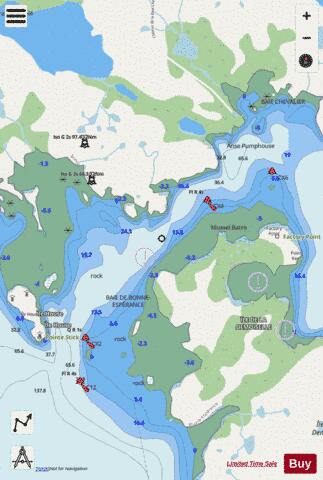 Baie Chevalier Marine Chart - Nautical Charts App - Streets