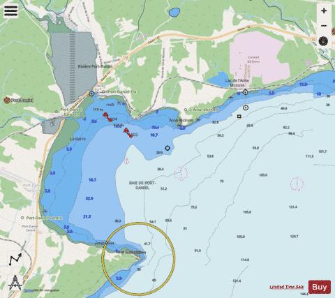 Port-Daniel-Gascons Marine Chart - Nautical Charts App - Streets