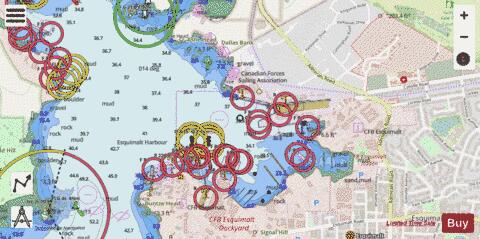 CA_CA670736 Marine Chart - Nautical Charts App - Streets