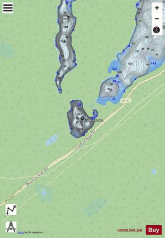 Shilliday Lake depth contour Map - i-Boating App - Streets