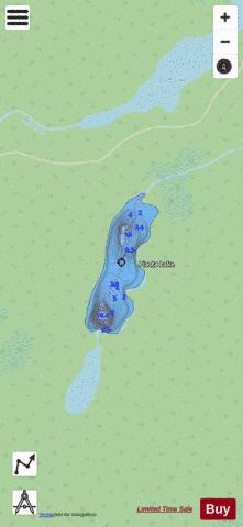 Piasta Lake depth contour Map - i-Boating App - Streets