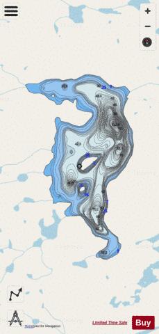 Lake Karen depth contour Map - i-Boating App - Streets