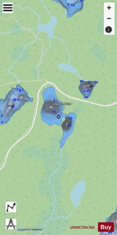 Lagace Lake depth contour Map - i-Boating App - Streets