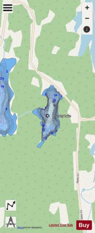 Scotty Lake depth contour Map - i-Boating App - Streets
