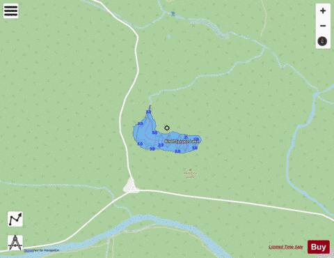 Knoll Spruce Lake depth contour Map - i-Boating App - Streets