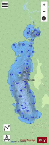Mosquito Lake depth contour Map - i-Boating App - Streets