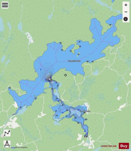 Lake St. Ola depth contour Map - i-Boating App - Streets