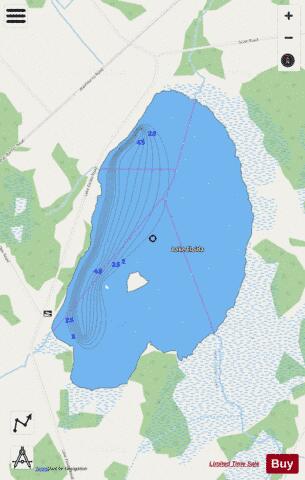 Lake Eloida (Loyada Lake) depth contour Map - i-Boating App - Streets
