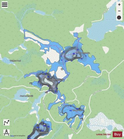 Park Lake (Dalhousie) depth contour Map - i-Boating App - Streets