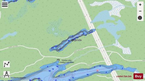 Fogal (Balsam) Lake depth contour Map - i-Boating App - Streets