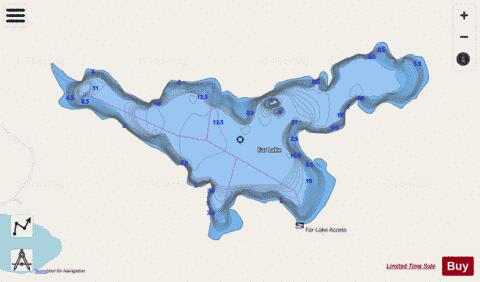 L 147 (Far Lake) depth contour Map - i-Boating App - Streets