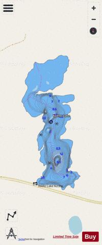 Keelor Lake depth contour Map - i-Boating App - Streets