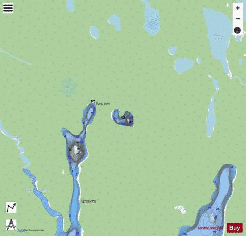 Lake No 1 (Timiskaming) depth contour Map - i-Boating App - Streets