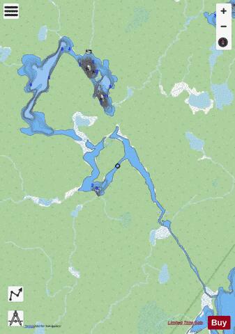 University Lake depth contour Map - i-Boating App - Streets