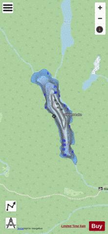 Old Vienna Lake depth contour Map - i-Boating App - Streets
