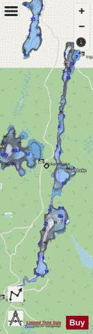 Ingall Lake depth contour Map - i-Boating App - Streets