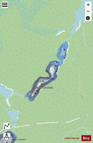 Lake WF15-39 depth contour Map - i-Boating App - Streets