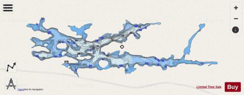 Mawley Lake depth contour Map - i-Boating App - Streets