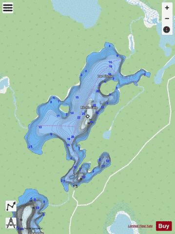 Ritchie Lake depth contour Map - i-Boating App - Streets