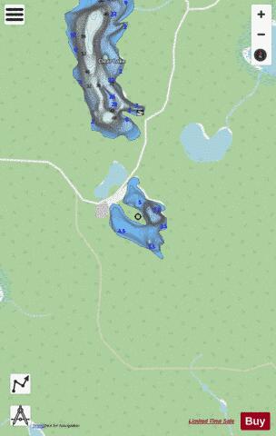 Little jay Dee Lake depth contour Map - i-Boating App - Streets