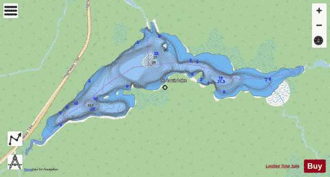 St Louis Lake depth contour Map - i-Boating App - Streets