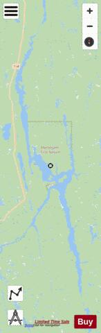 Mattagami Lake depth contour Map - i-Boating App - Streets