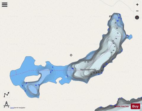 Van Nostrand Lake depth contour Map - i-Boating App - Streets