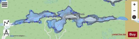 McConnell Lake depth contour Map - i-Boating App - Streets