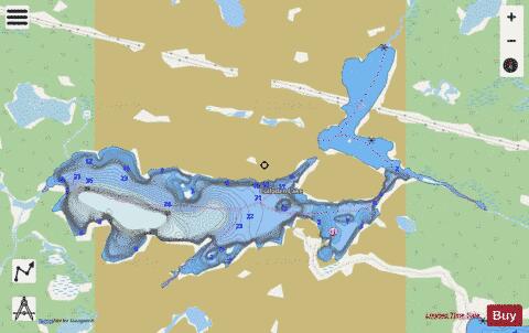 Culloden Lake depth contour Map - i-Boating App - Streets