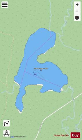 Humestone Lake depth contour Map - i-Boating App - Streets