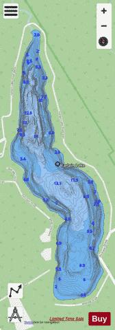 Farlain Lake depth contour Map - i-Boating App - Streets