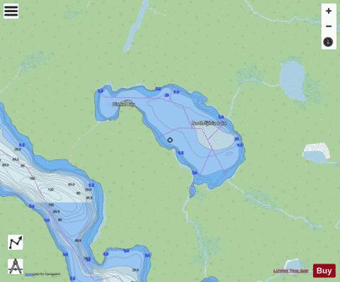 North Sylvia Lake depth contour Map - i-Boating App - Streets