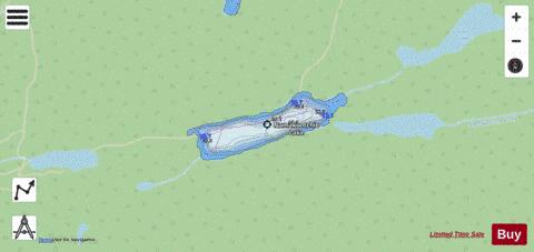 Namakootchie Lake depth contour Map - i-Boating App - Streets