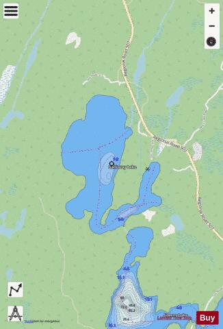 Galloway Lake depth contour Map - i-Boating App - Streets