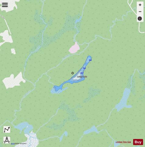 Lowry Lake depth contour Map - i-Boating App - Streets