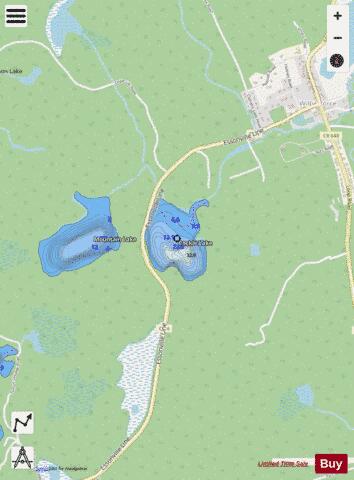 Cockle Lake depth contour Map - i-Boating App - Streets