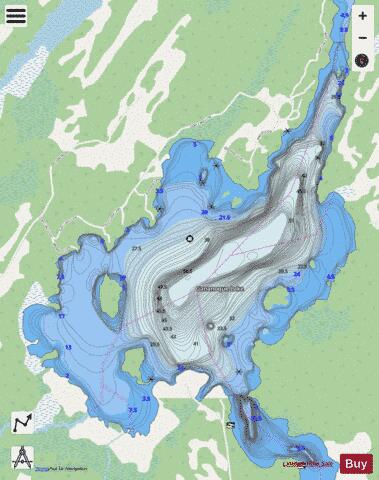 Gananoque Lake depth contour Map - i-Boating App - Streets