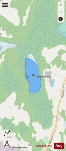 Bacchus Mud Lake depth contour Map - i-Boating App - Streets