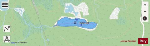 Paddy Lake depth contour Map - i-Boating App - Streets
