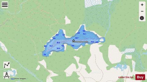 Deermeadow Lake depth contour Map - i-Boating App - Streets