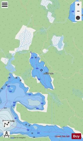 Rattail Lake depth contour Map - i-Boating App - Streets