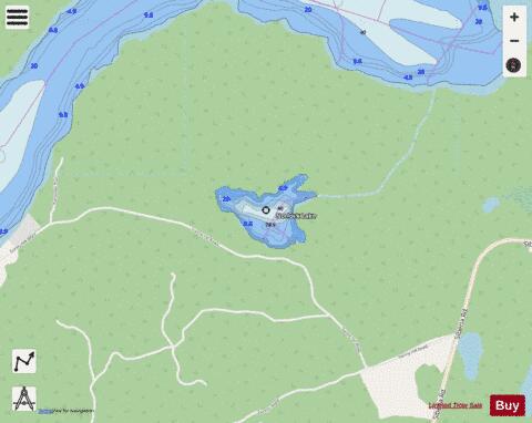Norlock Lake depth contour Map - i-Boating App - Streets