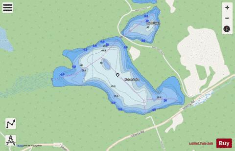 Kulas Lake depth contour Map - i-Boating App - Streets