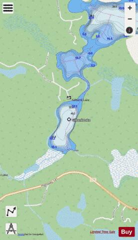 Gilbank Lake depth contour Map - i-Boating App - Streets